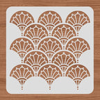BENECREAT 12x12 Inch Art Deco Stencil - Image 3
