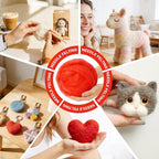 Felting Wool Red, 3.4oz Needle Felting Wool, Beginner Needle Felting Wool - Image 4