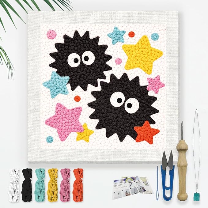 Doodlream Cute Black Elves Needle Kit by Doodlream