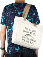 MBMSO Geologist Tote Bag Rock Collector Gift Not All Who Wander are Lost Some - Image 5