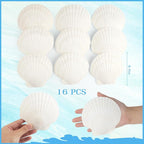Jangostor 16 PCS Scallop Shells Natural Seashell, Fish Tank and Vase Filler - Image 2