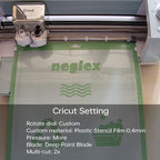 10PCS 7mil Blank Mylar Stencil Sheets, 12X12 inch Milky Translucent PET Blank - Image 5