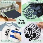TECKWRAP Heat Transfer Vinyl for T-Shirts, 50+ Washes, REACH Certified & Dryer - Image 8