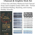 Fuxi Sketch Pad and Pencil Set | Stocking Stuffers, Art Supplies - Image 5