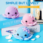 Crochet Kit for Beginners: Make 3 Cute Amigurumi Animals - Image 2