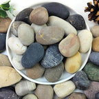 YISZM 40lbs Natural River Rocks, 1-2" Premium Pebbles by YISZM-ForYourNaturalLife