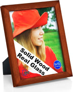 RPJC 8x10 Inch Picture Frame Made of Solid Wood High Definition Glass by RPJC