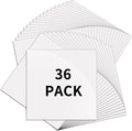 IModeur Glossy White Permanent Vinyl, Adhesive Vinyl Sheets 36 Pack Permanent by IModeur
