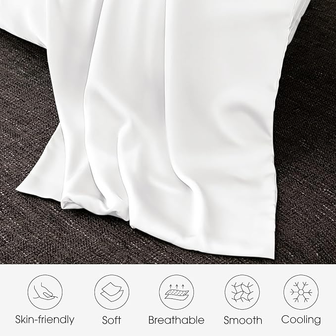 100% Silk Pillow Cases 2 Pack Queen Size Mulberry Silk Pillowcase - Image 4