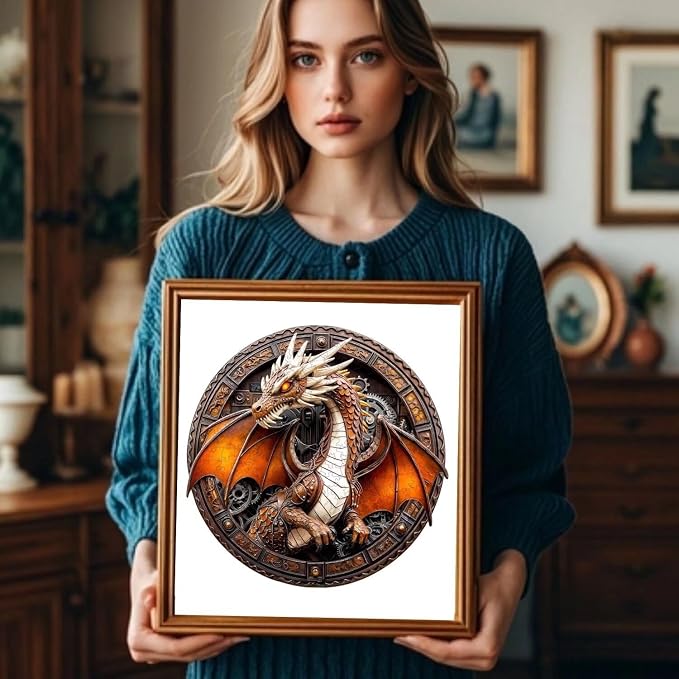 Mechanical Dragon Puzzles Fantasy Vintage Cool Steampunk Puzzle Adults Gifts - Image 7