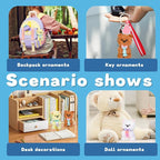 ZXIIXZ 104 Pcs Pipe Cleaners Craft, Cute Large Plush Pipe Cleaner Supplies Kit - Image 7