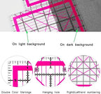 Quilting Rulers, 3 Quilting Square Ruler Quilting Templates, Quilting Rulers - Image 4