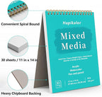 Sketch Book Mixed Media Pad, 30 Sheets 98lb/160gsm Acid-Free Drawing Paper - Image 2