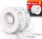 Wotec 2 Pack Extra Large Double Sided Tape Heavy Duty Removable 1.18 Inch x 160 by Wotec