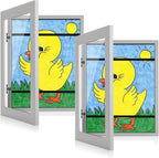 Kids Art Frames, 8.5x11 Front Opening Kids Artwork Frames Changeable, Holds 50 by GULETHUN