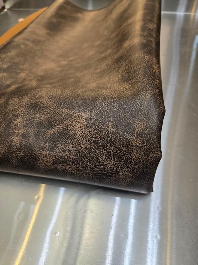 NAT Leathers, Calf Soft Faux Vegan Leather PU {Peta Approved Vegan}, 1 Yard Cut - Image 5