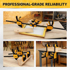 3-Pack 12-Inch Bar Clamp for Woodworking - Image 8