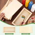 FSWCCK 5 Pack 6 x 12 inch Wood Panel Boards, Unfinished Wood Canvas Panels - Image 5