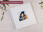 potricher 8 x 8 Inch DIY Scrapbook Photo Album 80 Pages Thick Kraft Blank White - Image 2