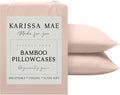 Karissa Mae Cooling Bamboo Viscose King Size Pillowcase Set | 100% FSC by KARISSAMAE