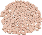 200g Ceramic Mosaic Tiles for Crafts, Irregular Stained Ceramic 0.2"x0.8" by Esweny