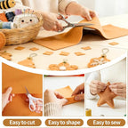Golden Yellow Felt Fabric Sheet 36" X 36", 1.4mm Thick Large Soft Durable - Image 4