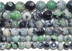 60pcs Round Loose Green Fire Agate Beads - Image 7
