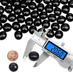 5 LB Black Glass Beads for Vases, Glass Pebbles - Image 2