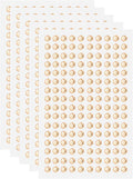 HARFINGTON 5 Sheet/800pcs Rhinestone Adhesive Stickers Self Adhesive Acrylic by HARFINGTON