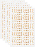 HARFINGTON 5 Sheet/800pcs Rhinestone Adhesive Stickers Self Adhesive Acrylic by HARFINGTON