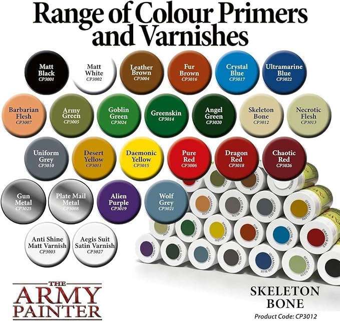 The Army Painter Colour Primer Skeleton Bone, 400 mL Acrylic Spray Primer - Image 6