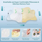 DONAMA Cervical Pillow for Neck and Shoulder Pain Relief, Cooling Contour - Image 6