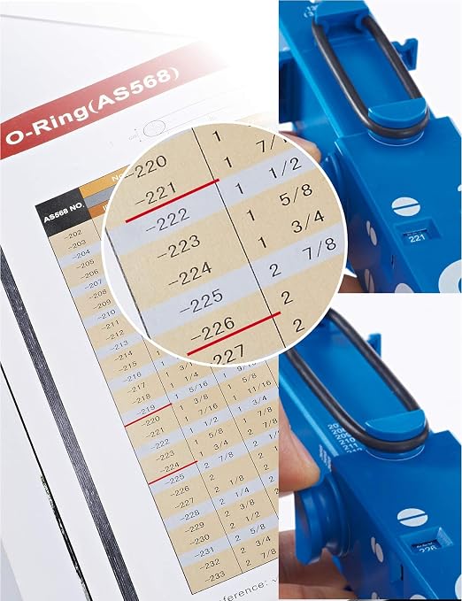 O-Ring Gauge Make Work Smart, Telescoping O Ring Sizing Plastic Gauge, Slide - Image 3