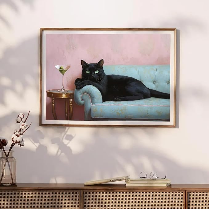 EIBEILI Cat Diamond Art Kits for Adults-Diamond Painting Kits Wall Decor | - Image 2