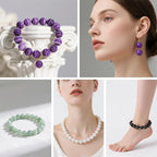 8mm Bulk Natural Crystals Assorted Stone Beads - Image 4