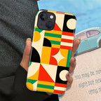 ZHEGAILIAN Case for iPhone 14 Plus, Geometric Colors Durable Shockproof - Image 5