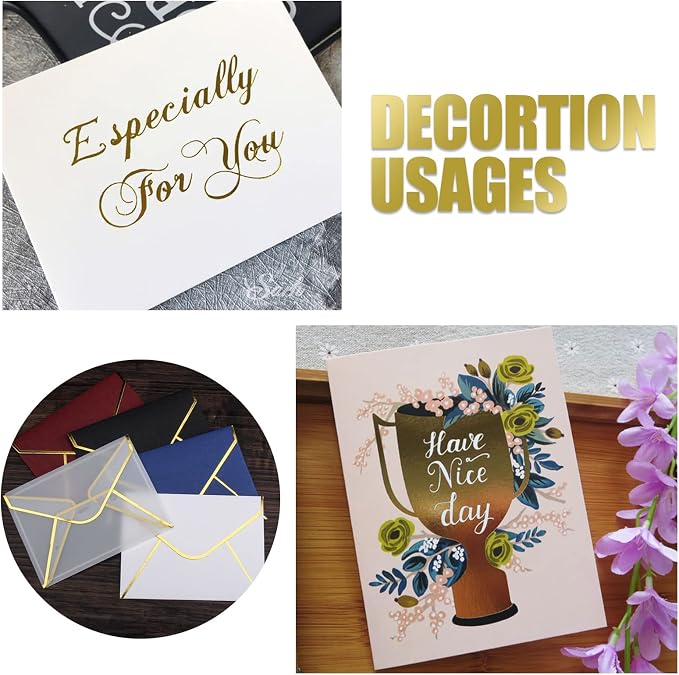 5PCS Toner Reactive Foil, Reactive Foil Transfer Foil Paper - Image 5