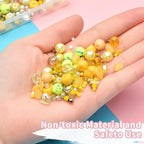 Rired 27 Yellow Glass Beads for Bracelet kit, Earring and Phone Chain - Image 5