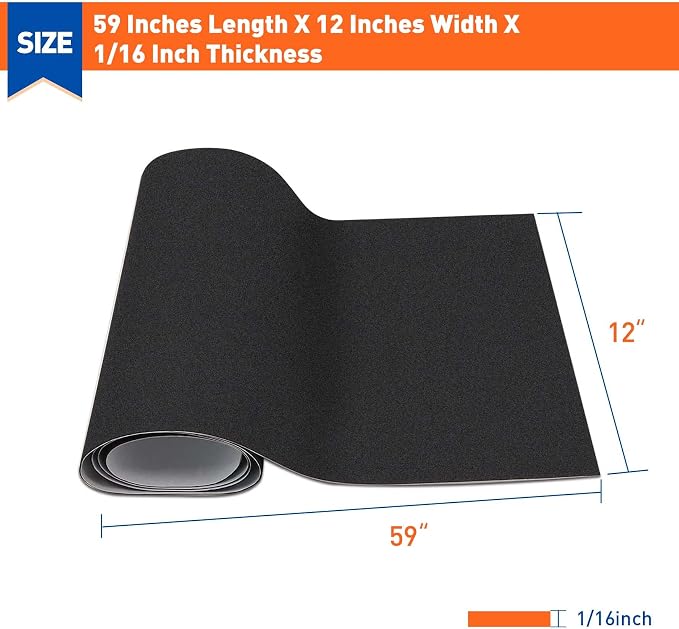 MAGZO Adhesive Sponge Neoprene Foam Padding, 1/16" Thick x 12" x 59" | Ultra - Image 2