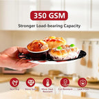 96Pcs Red and Black Party Decorations Happy 19th Birthday Plates and Napkins - Image 5