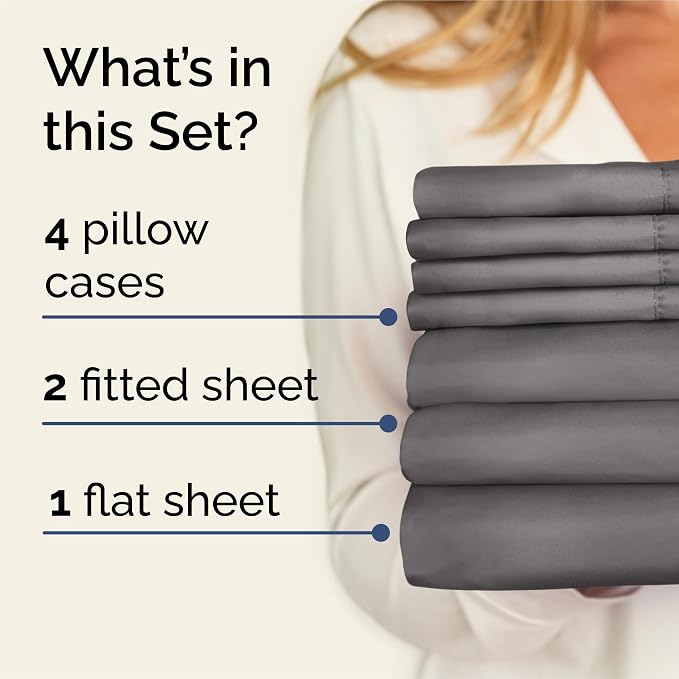 Split King 7 Piece Sheet Set - Image 2
