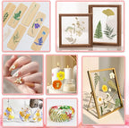 210 Pcs Dried Pressed Flowers for Resin, Dried Pressed Flowers for Crafts - Image 7