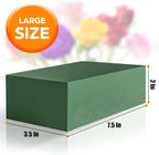New 6 Pack Large Floral Flower Foam Blocks, Wet & Dry Florist Foam Styrofoam - Image 2