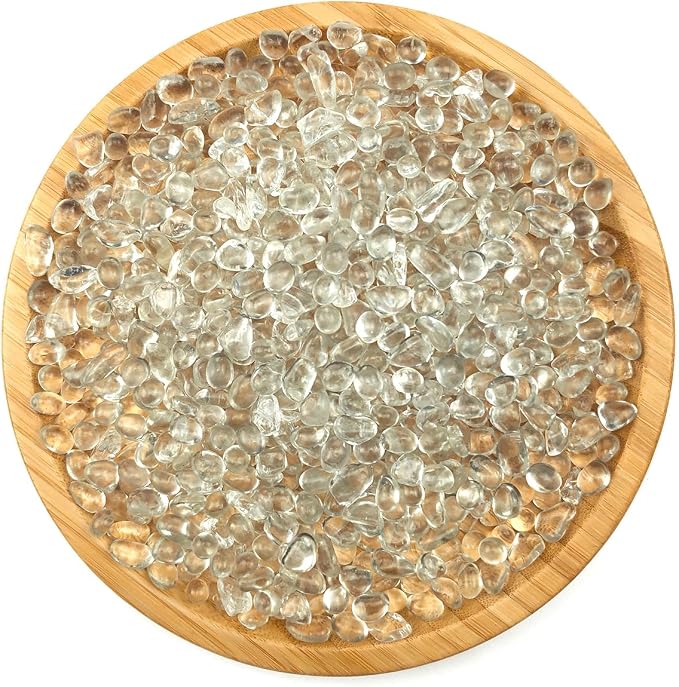 WAYBER Glass Stones, 1Lb/460g Irregular Sea Glass Dercorative Rocks Non-Toxic - Image 6