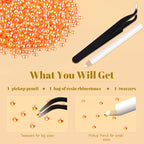 12000PCS 2mm Resin Jelly Rhinestones in Bulk, Bedazzling Flatback Crystals - Image 7