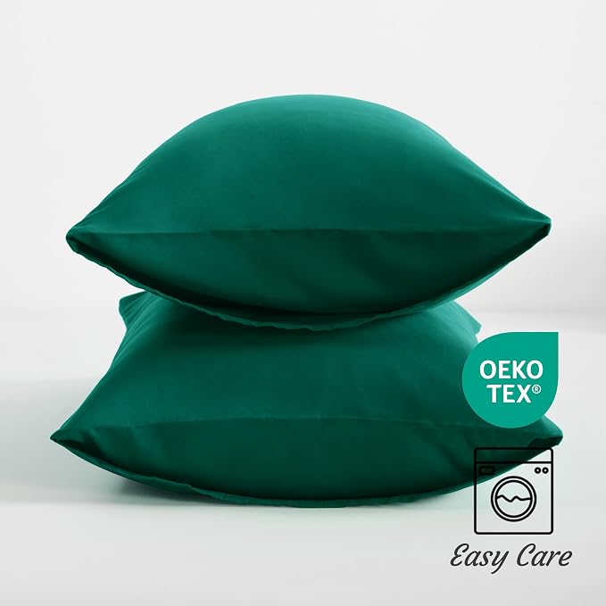 NTBAY Queen Pillow Cases Set of 2, 2 Pack Brushed Microfiber Pillow Cases - Image 3