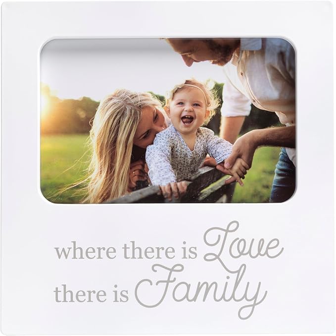 Kate & Milo Where There is Love THere Is Family Photo Keepsake Frame by KateMilo