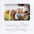 Kate & Milo Where There is Love THere Is Family Photo Keepsake Frame by KateMilo