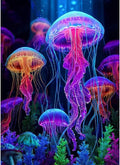 SHICERNHJ Jellyfish Diamond Art Painting Kits by Unknown