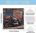 hkejoi Framed Paint by Number American Flag - Image 3